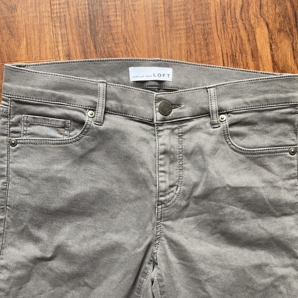 Loft gray modern skinny crop jeans size 26/2 - Picture 4 of 7